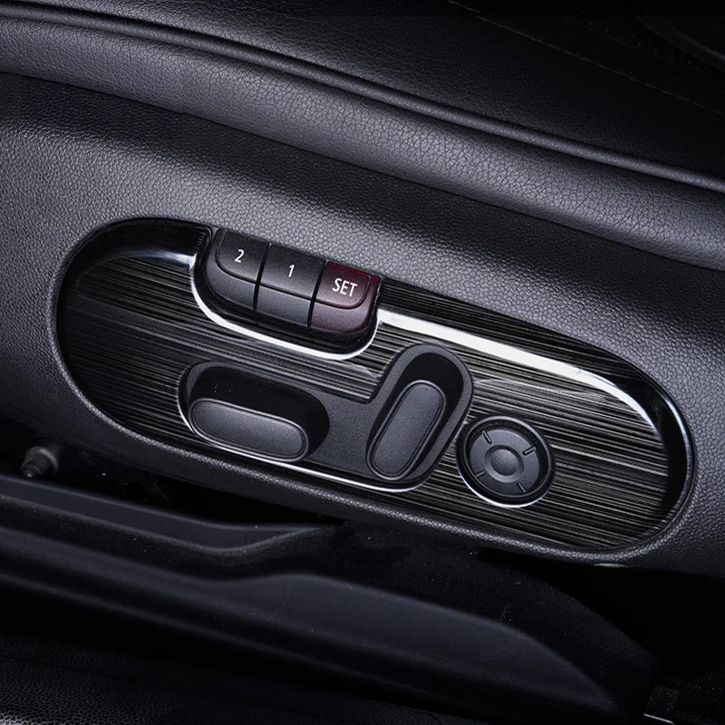 

Seat Auto Adjustment Buttons Panel Switch For BMW MINI COOPER F54 F60 Trim Decoration Sticker Cover Interior Accessories