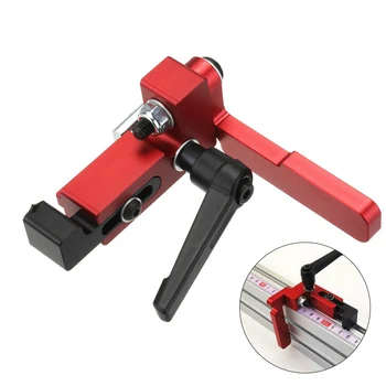 

75 Type T Slot Miter Track Stop Woodworking Tool Carpentry Slide Fixed Router Table Miter Track Stop DIY Limiter Locked