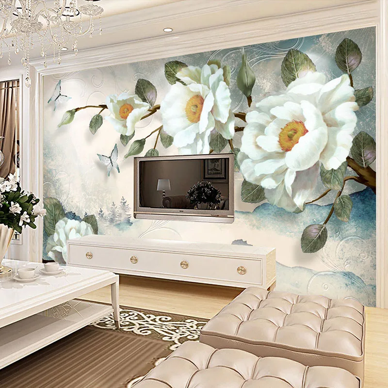 Custom-Any-Size-Mural-Wallpaper-3D-Peony-Flower-Oil-Painting-Photo-Wall-Paper-European-Style-Living (3)