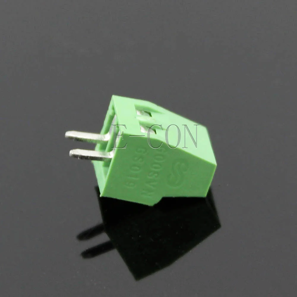 1 шт. 2 полюса/2 Pin 2,54 мм 0,1 ''PCB Универсальный винтовой клеммный блок разъем