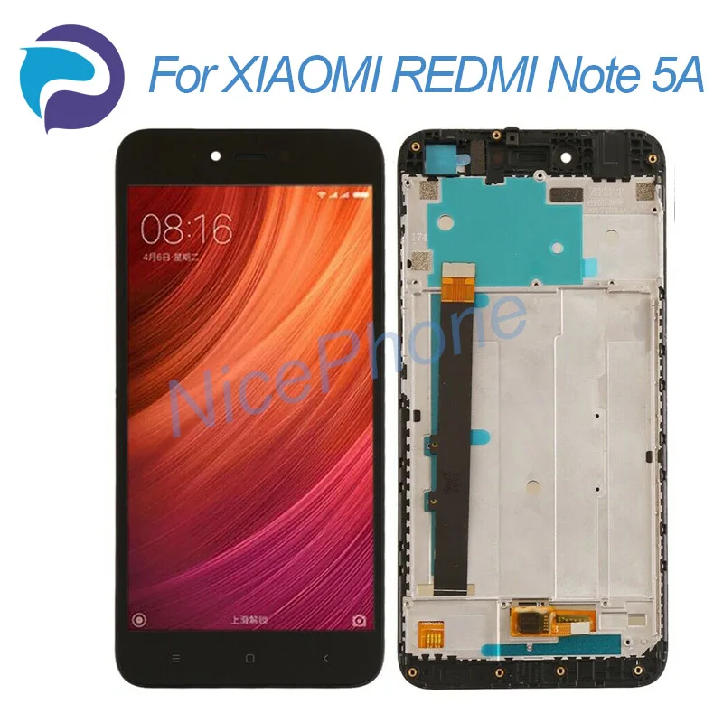 Для Xiaomi Redmi Примечание 5A сенсорный ЖК-экран дигитайзер сенсорная стеклянная