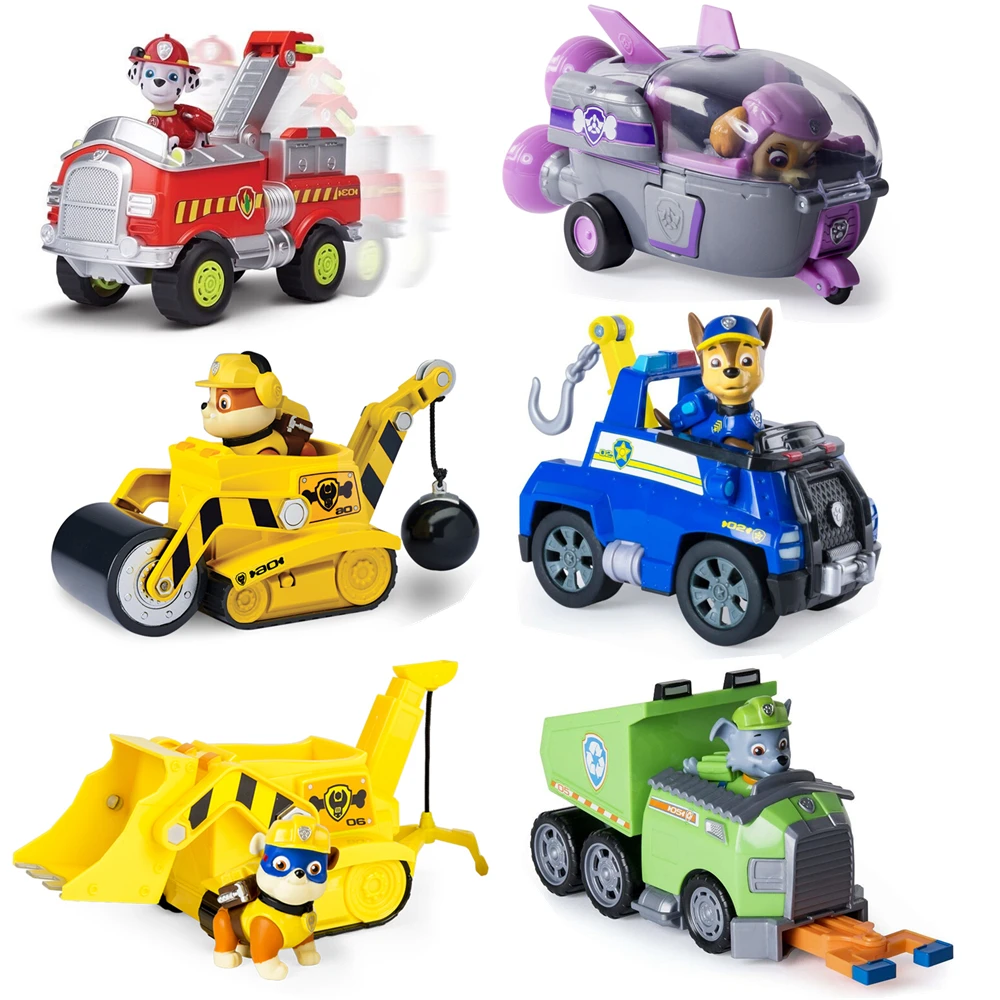 

Paw Patrol Rescue Vehicle Puppy Patrol Anime Simulation Action Figure Forest Rescue Series Patrulla cachorro Birthday Set
