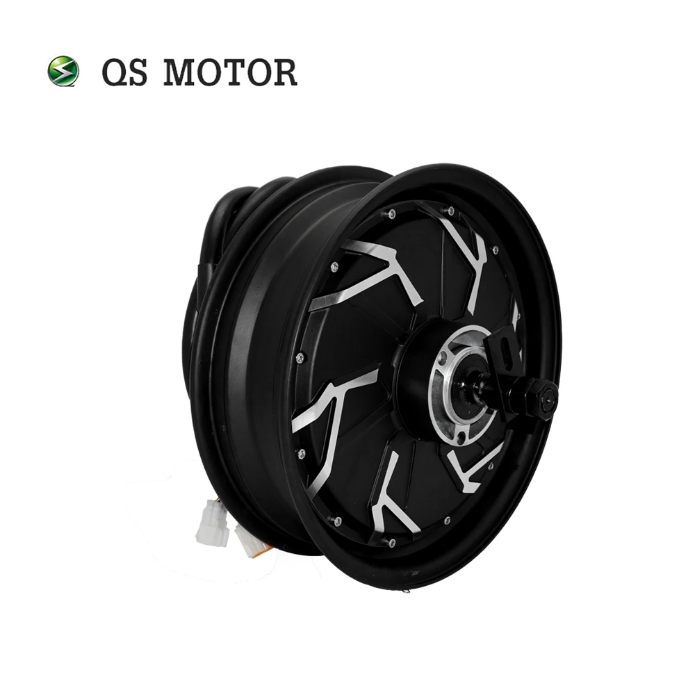 Qs Motor 12*3.5inch 5000w V4 72v 95kph Hub Motor For Electric Motorcycle Electric Vehicle