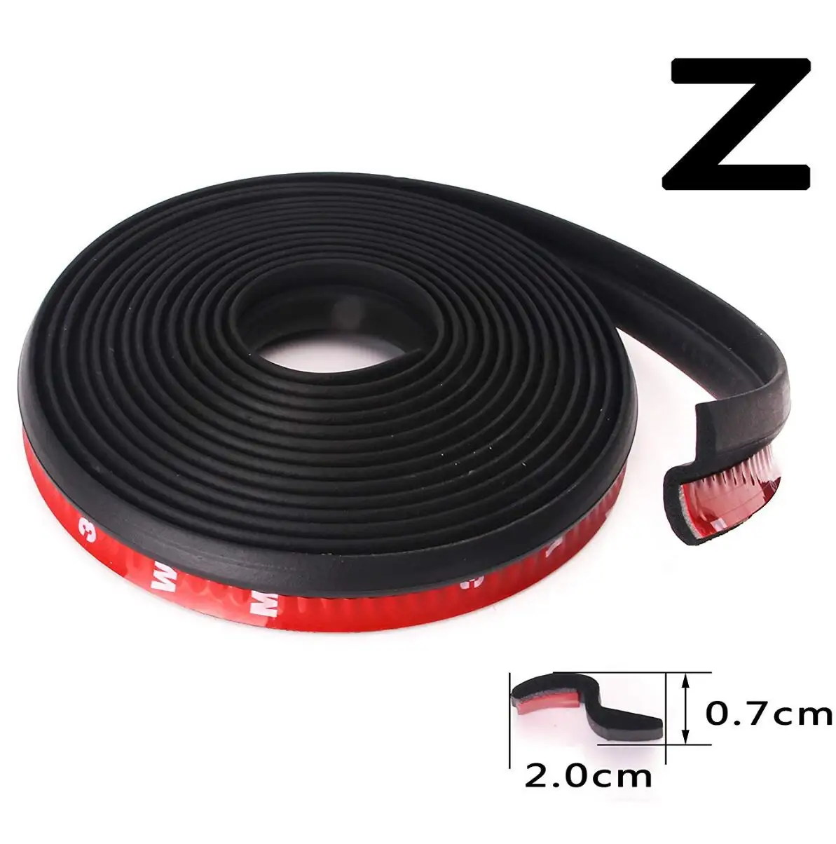 

Car Door Rubber Seal Z Shape Guards for renault clio 3 opel corsa opel meriva megane 4 dacia sandero stepway leon fr