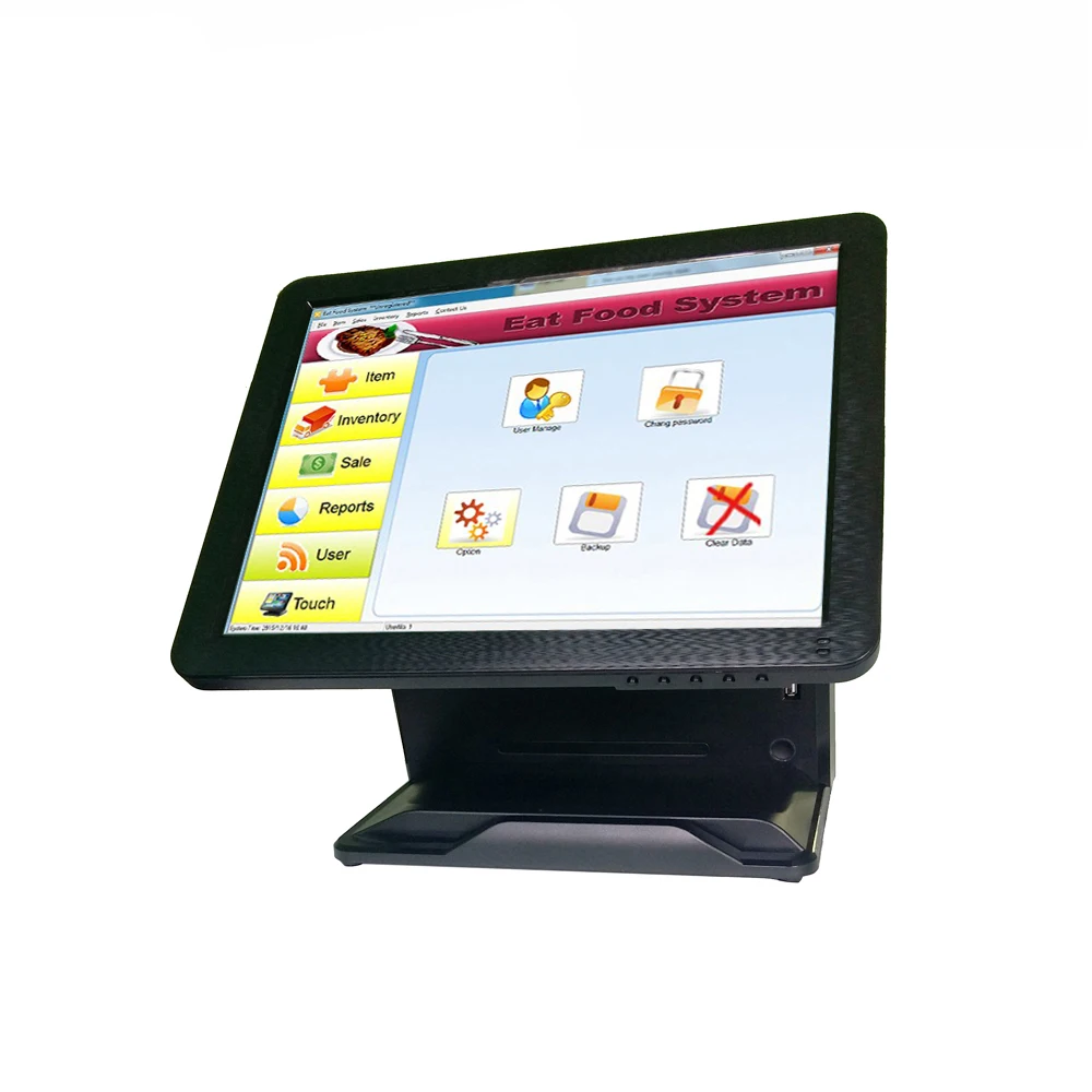 black Compolxb 15 дюймов pos система простая в эксплуатации pos все в одном модном белом - Цвет: black