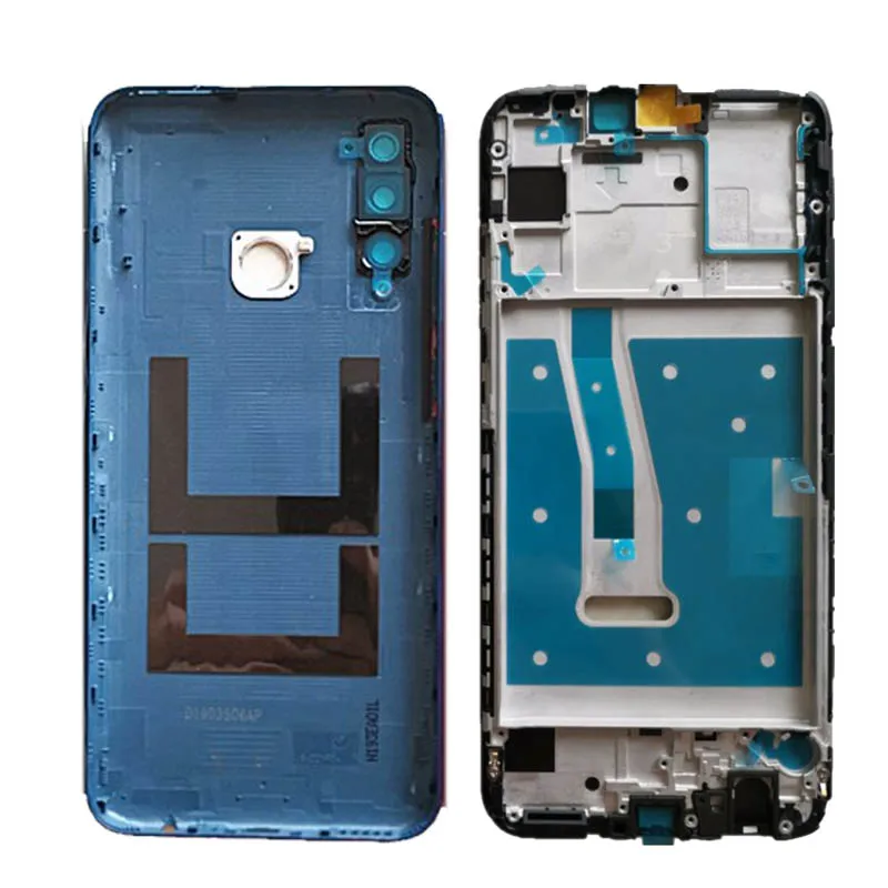 1 шт./лот Новинка для huawei наслаждаться 9S POT-AL00a TL00a корпус батареи дверь Экран Передняя средняя рама Панель сменная рамка - Цвет: Blue cover frame