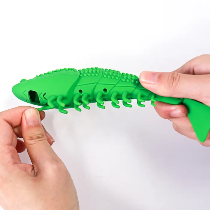 Cat Toothbrush Chew Catnip Toy Crayfish Shape Kitten Teeth Cleaning Dental Care DIN889
