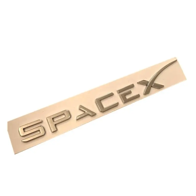 Наклейка на корпус из АБС пластика Модифицированная наклейка SpaceX с логотипом 3D 20
