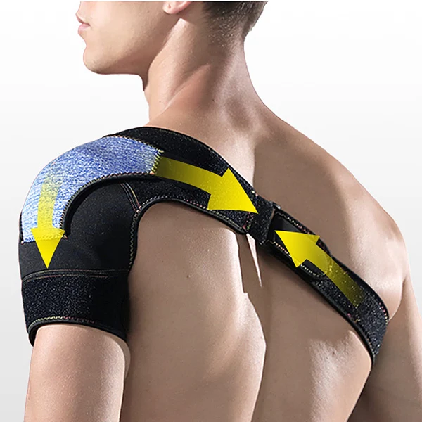 1 шт. фиксатор стабильности плеча регулируемый под давлением Shoulderpad плеча Поддержка Arm Warmers XR-Hot