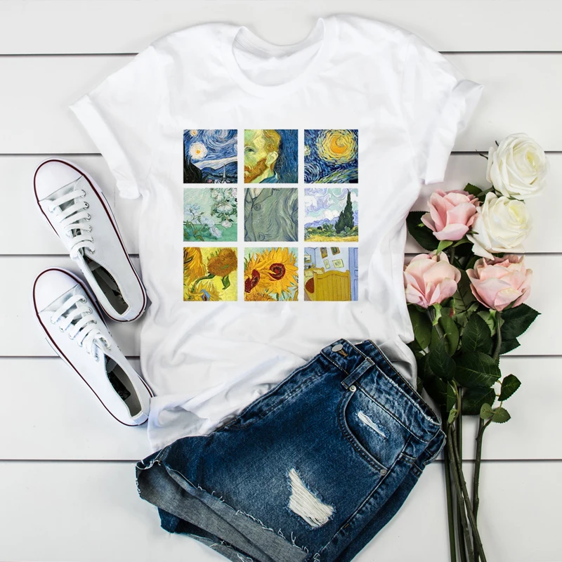 Женские топы с изображением Кита, рыбы, милого искусства, женские топы, эстетическая одежда, графическая женская футболка Tumblr, футболка, футболки - Цвет: CZ8585