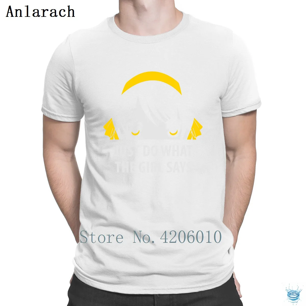 Футболка Suzumiya Haruhi Just Do What The Girl, натуральный дизайн, солнечный свет, Мужская футболка, высокое качество, высокое качество, приятный юмористический