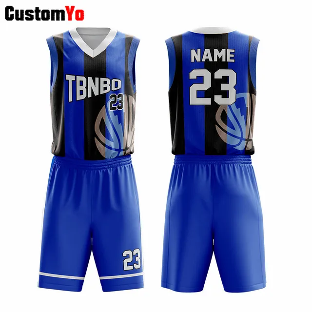 blue and red basketball jersey