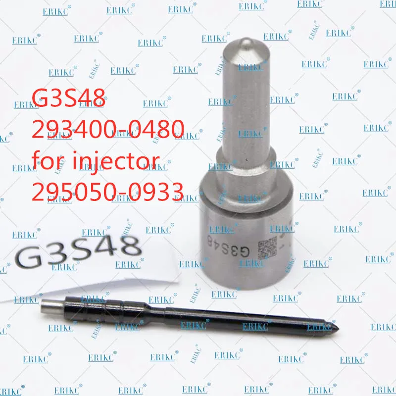 ERIKC G3S48 Форсунка с распылителем черная 293400-0480 g3s48 для Denso 295050-0933 | Автомобили и
