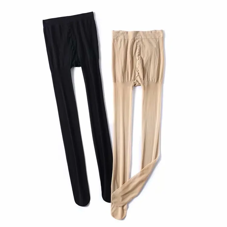 

Pantyhose Extra Thin Sheer Tights Sexy Crotchless Woman Pantyhose Transparent Natural Color Smooth Texture Hot