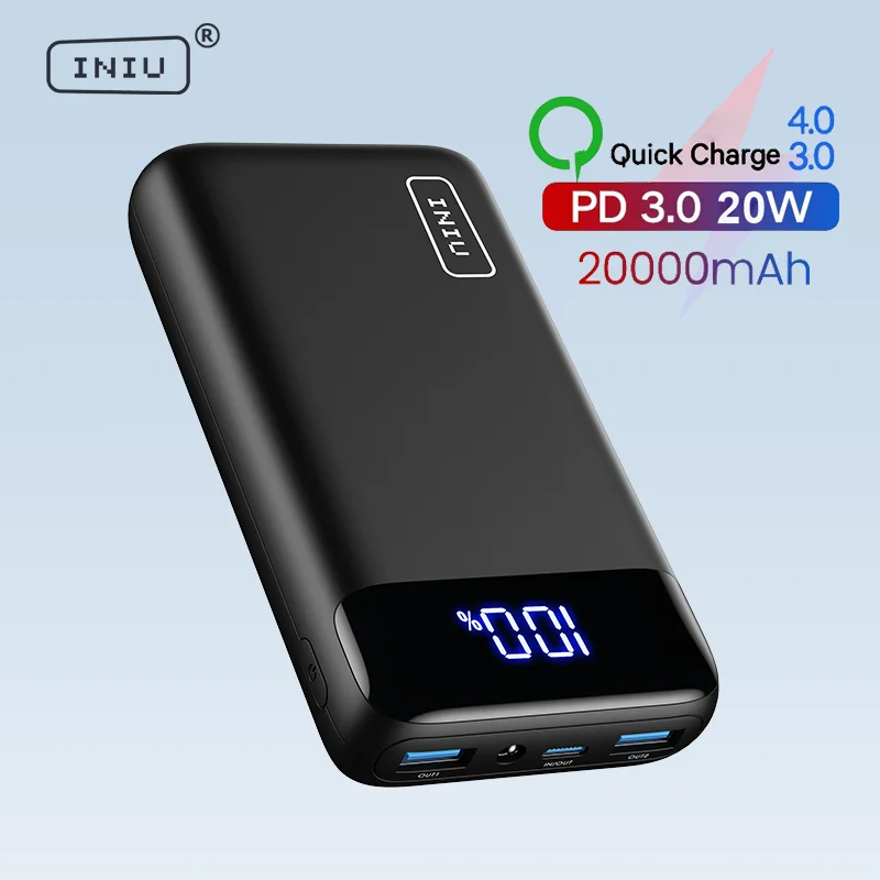 Iniu 000mah Power Bank w Pd3 0 Qc4 0 Fast Charging Portable Charger Led Display Battery Pack For Iphone 12 Pro Max 8 Samsung Power Bank Aliexpress Iniu 000mah Power Bank w Pd3 0 Qc4 0 Fast Charging Portable Charger Led Display Battery Pack For Iphone 12 Pro Max 8 Samsung Power Bank Aliexpress
