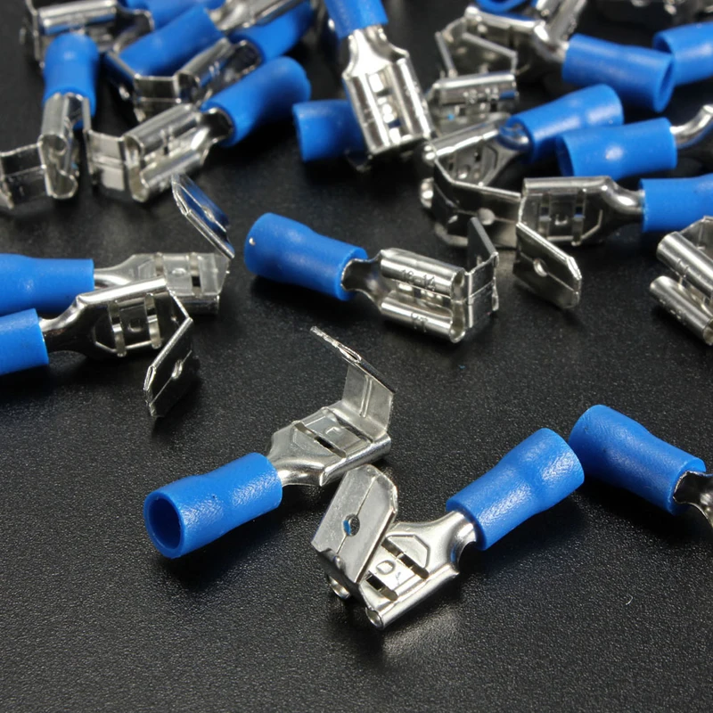 Изолированные обжимные клеммы Spade 10-22AWG 100Pcs-3Z