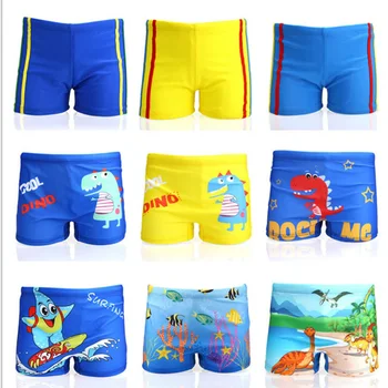 

Baby Boy Swimming Trunks Dinosaur Fish Print Cartoon Bathing Suit Children Swim Shorts Kids Toddler Beach Swimwear Pool Shorts