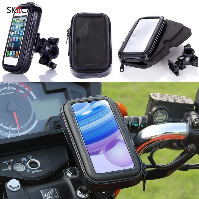 Mobile Support Stand For Xiaomi Poco X3 NFC 10X MI 10T Lite Note 9 Pro Max Bicycle Motorcycle Waterproof Phone Holder Case Bag | Мобильные
