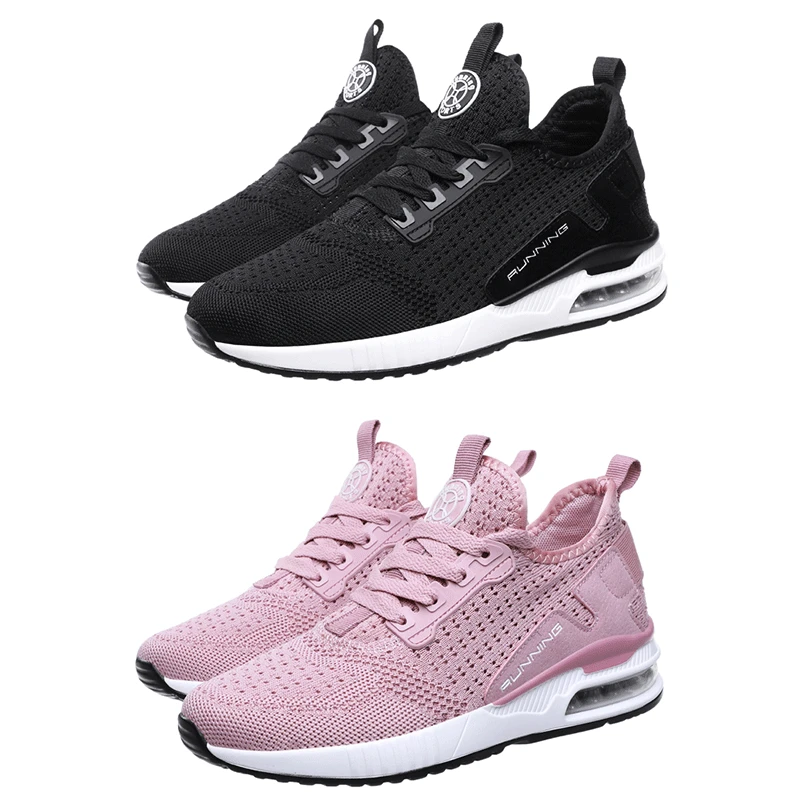 Wo Мужские дышащие повседневные школьные туфли Flyknit мужские легкие кроссовки для отдыха модные кроссовки для бега спортивные парные туфли Lover 36-45