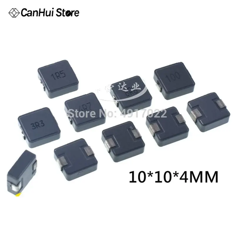 10 шт. 1040 1.5UH/1R5 SMT Мощность индуктор дроссельные катушки(10*10*4) 101040 2.2UH 3.3UH 10UH 15UH 22UH 33UH 47UH 1R0 2R2 4R7 220 470