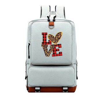 

Unisex Backpacks Book-Bags Leopard Print Teenagers Fashion Backpack Women Men Travel Bag Rucksack Teenager Students Backbag