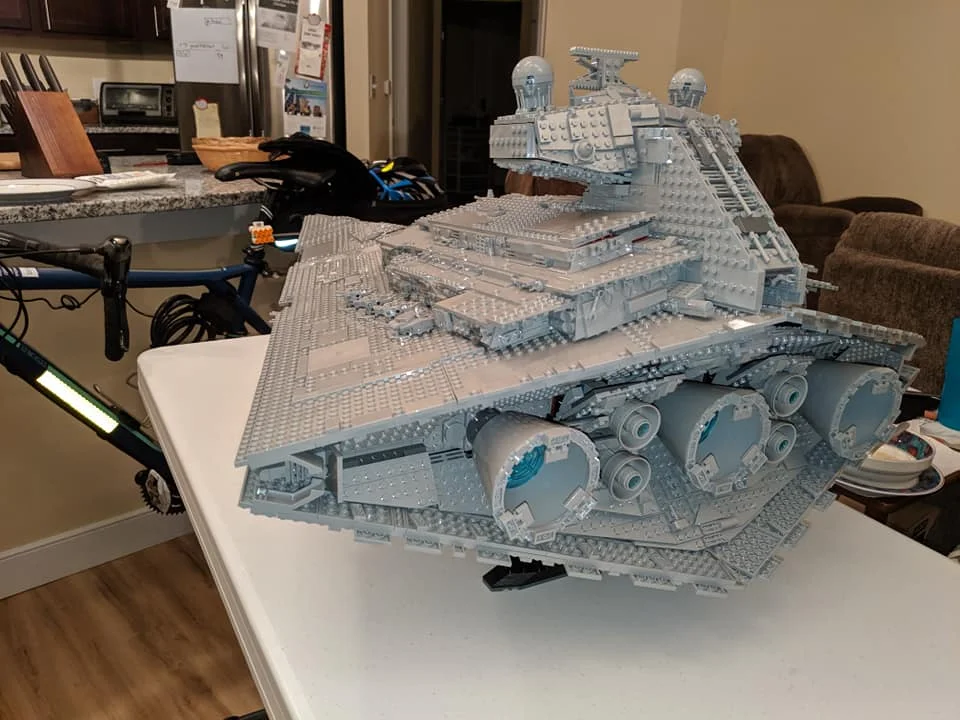 75252, имперский Звездный разрушитель, Звездные войны, серия UCS, 5278 шт., модели, строительные блоки, игрушки, совместимые 81098 05027