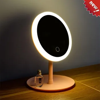 

Makeup Backlit LED mirror light Touch Screen Natural Daylight vanity mirror Detachable/Storage Base 3 Modes USB Charging mirror