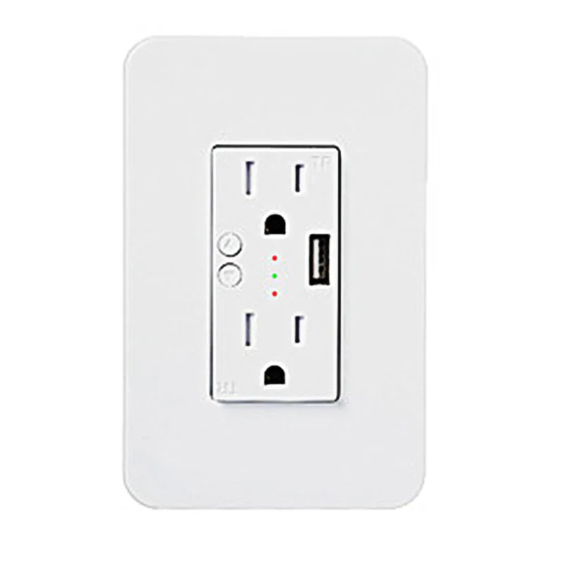 Интеллектуальная беспроводная (Wi Fi) настенная розетка с USB Интерфейс мульти Порты