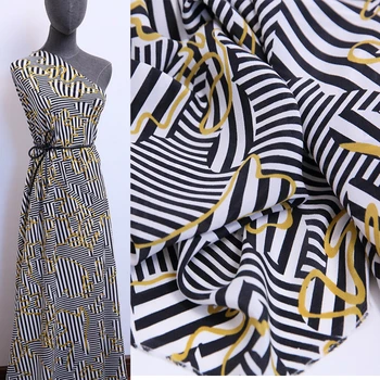 

138 cm wide mulberry silk crepe de chine fabric cloth 14mm mulberry silk shirt dress printed fabric wholesale silk cloth