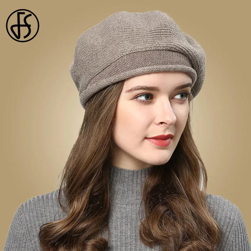 Fs Pink Beret Hat For Women Fashion 