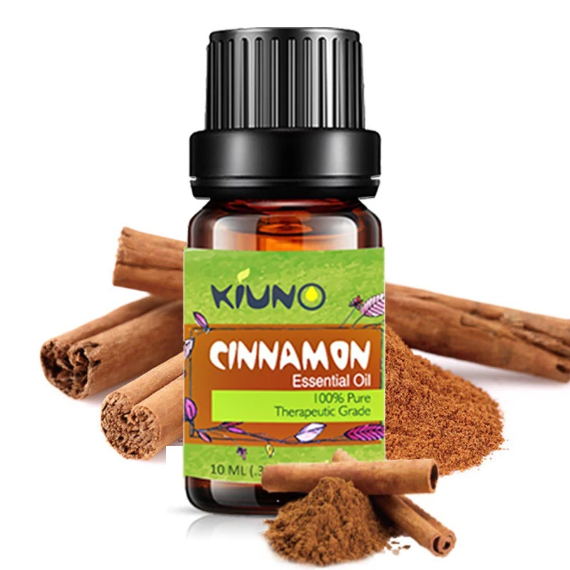 KINUO 10ML Cinnamon Organic Essential Oils Hemp Seed Oil Relieve Stress