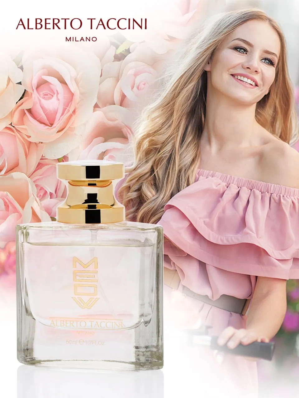 

Alberto Taccini Meow EAU DE PARFUM Women Perfume 50 ml perfume oil Atomizer perfume oil women's perfume long lasting Deodorant