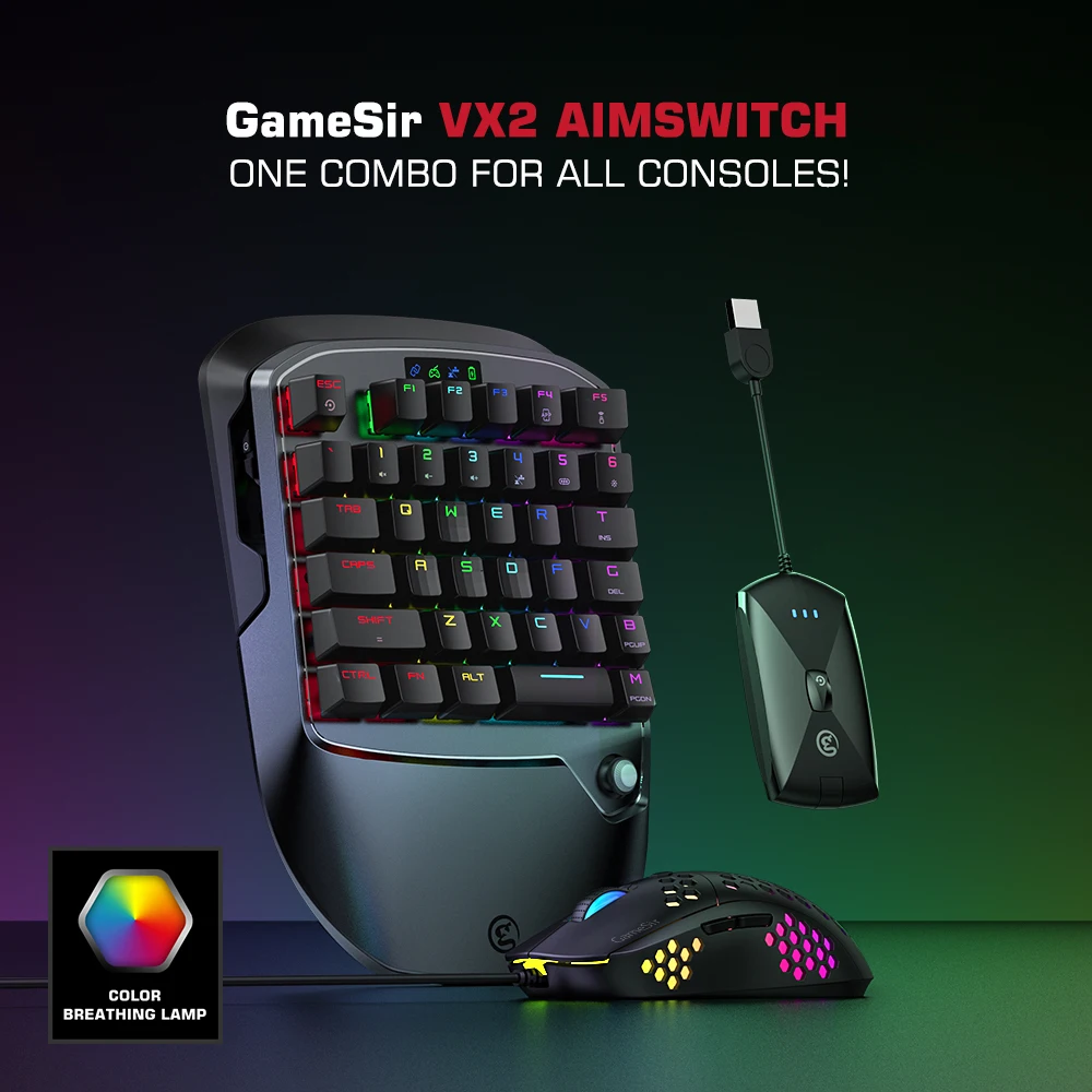 Gamesir Vx2 Keyboard Mouse Vx Aimbox Adapter For Xbox Series X Playstation 4 Ps4 Nintendo Switch Video Game Console Games Keyboard Mouse Combos Aliexpress