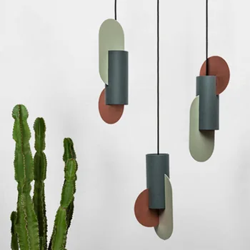 

Spelling Color Small A Chandelier Originality Modern Concise Office Model House Coffee Restaurant Bedroom Bedside A Chandelier