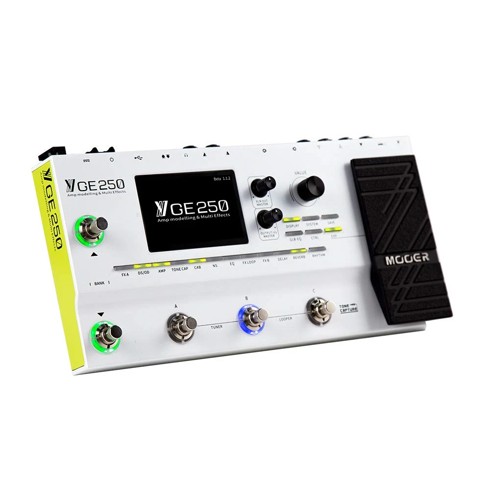 MOOER GE250 цифровой усилитель для моделирования гитары педаль эффектов 70 AMP модели 180