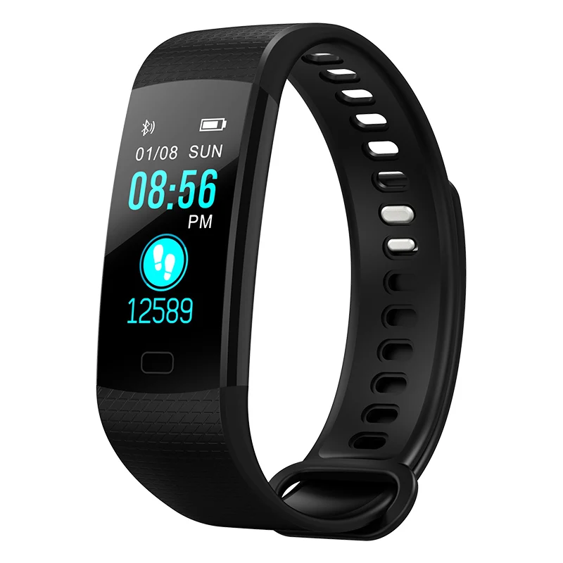 2020 New Smart Watch Bracelet Waterproof Color Screen Wristband Heart Rate Blood Pressure Monitor Activity Fitness Tracker Band 