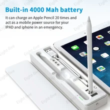 Suitable for Apple Pencil 2 Suitable for iPad Pro 11 12.9 2020 9.7 2018 Air 3 10.2 2019 Mini 5 storage multi-function pen case
