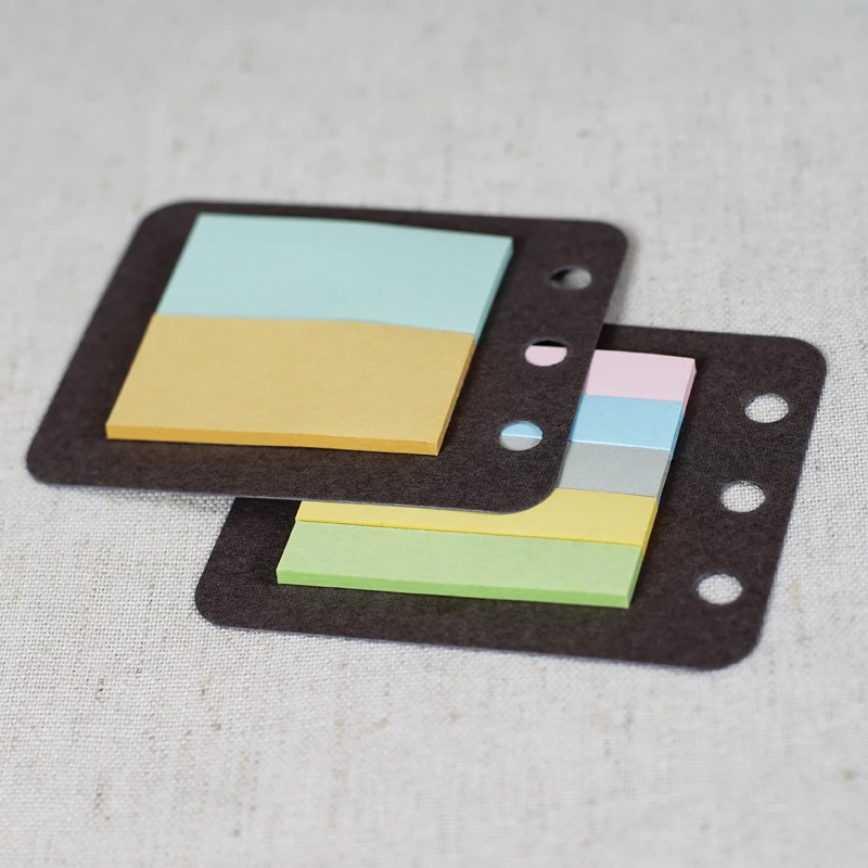 

2pc/lot 3 hole loose-leaf Planner Schedule inner pages memo pad for A5 A6 notebook sticky notes self-adhesive memo pad