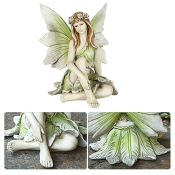 

Fairy Garden Flower Crown Fairies Figurines Accessories or Outdoor or House Decor Fairy Garden Supplies