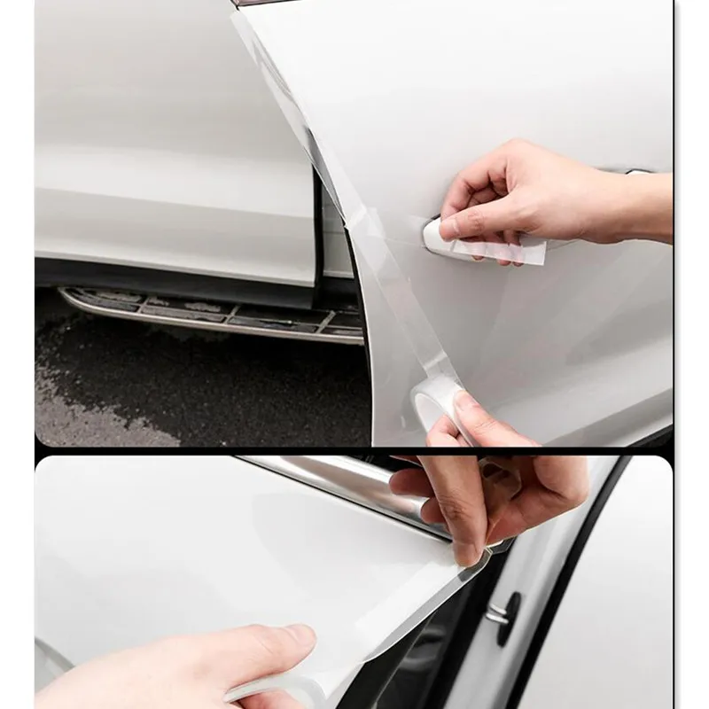 Наклейки на пороги автомобиля защитные наклейки для ford focus 2 kia rio 3 chevrolet cruze lada vesta 4