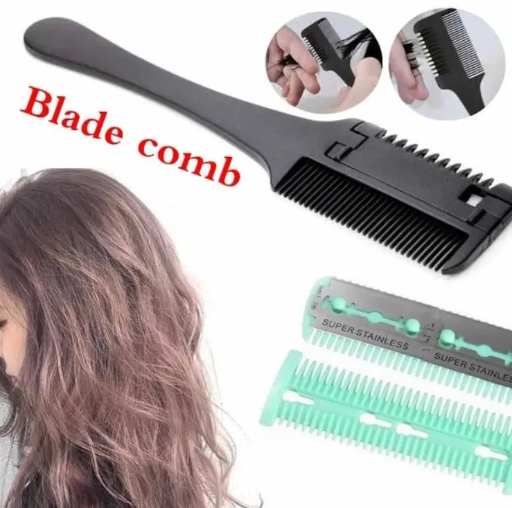 1 шт. Расческа для стрижки волос DIY Инструменты укладки кисти лезвия бритвы Резка