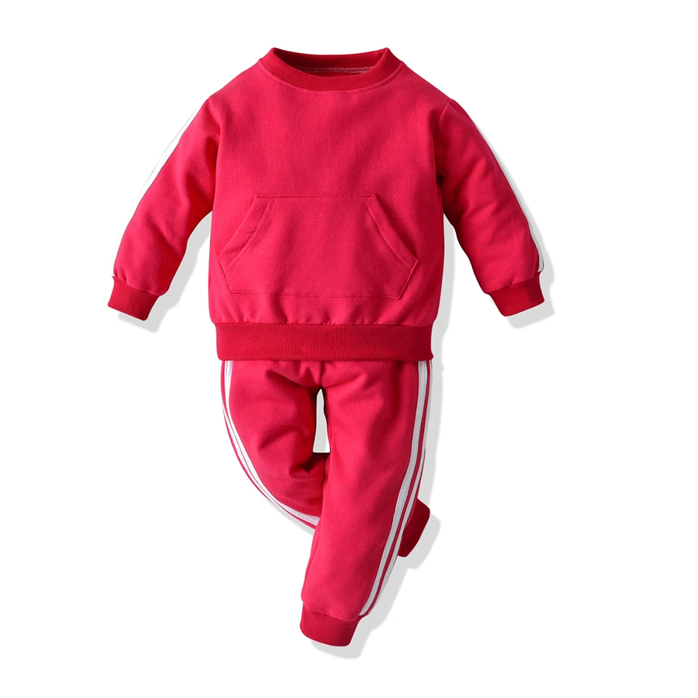 boys red sweatsuit