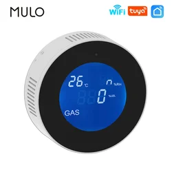 MULO – capteur de gaz TUYA, détecteur de fuite de gaz, Wifi, alarme pour maison intelligente 