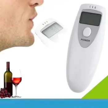 

Digital Breath Alcohol Tester With Audible Alert Safe Driving With Key Chain Quick Response Alcohol Detector