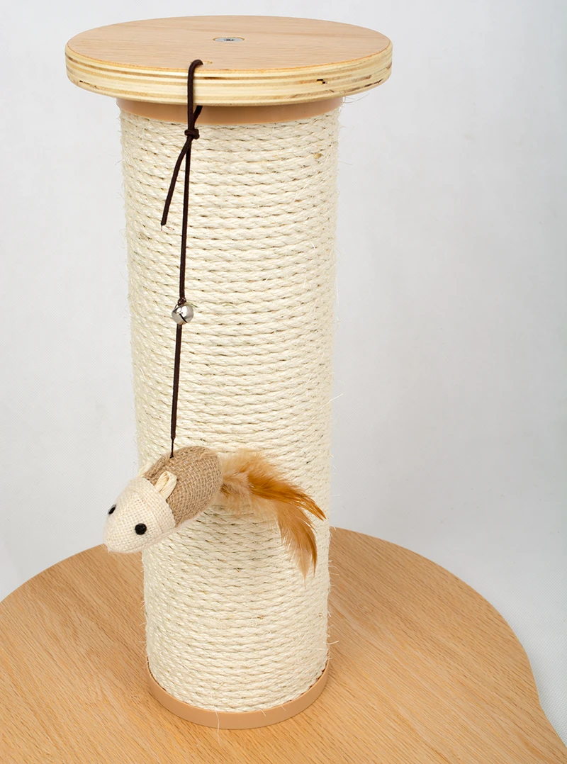 Кошка альпинистская рамка кошка игрушка-Катушка сизаль захватывающая колонна многослойная твердая древесина кошка дерево жевательная игрушка
