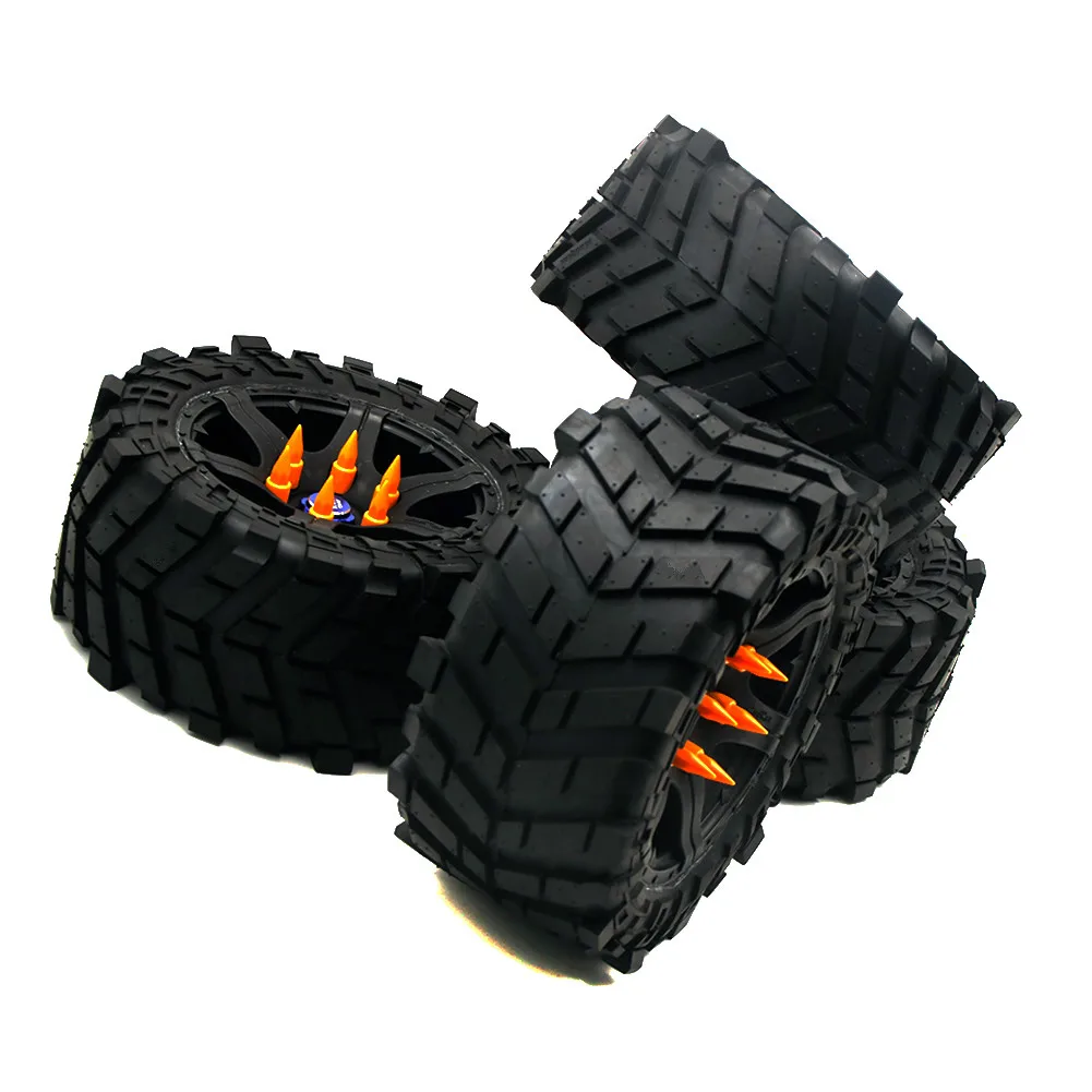 Шины для колес С колесными гайками(4 шт) для 1/5 Traxxas x maxx 220 мм* 105 мм