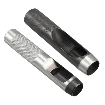 

uxcell 1/2Pcs Hollow Punch Round Steel Craft Hole for Leather Belt Watch Band Falconry Hobbies Crafts Modeling Home Repair