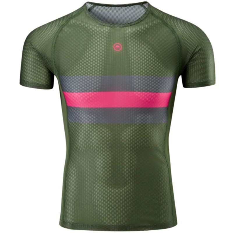 Hot-Pink-Striped-Pro-Cycling-Base-Layer-Cycling-Underwear-Quick-Dry-Road-Bike-Shirt-Man-Mesh3