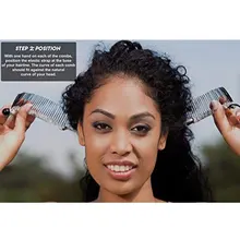 Натуральная заколка для волос в форме банана двойная Расческа для густых кудрявых волос мягкая растягивающаяся Заколка-банан Лидер продаж