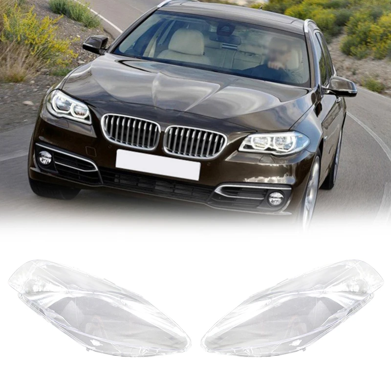 Автомобильная передняя фара, крышка для фары, линзы для фар, стеклянный абажур для BMW F10 LCI F18 528i 530i 535i 2010
